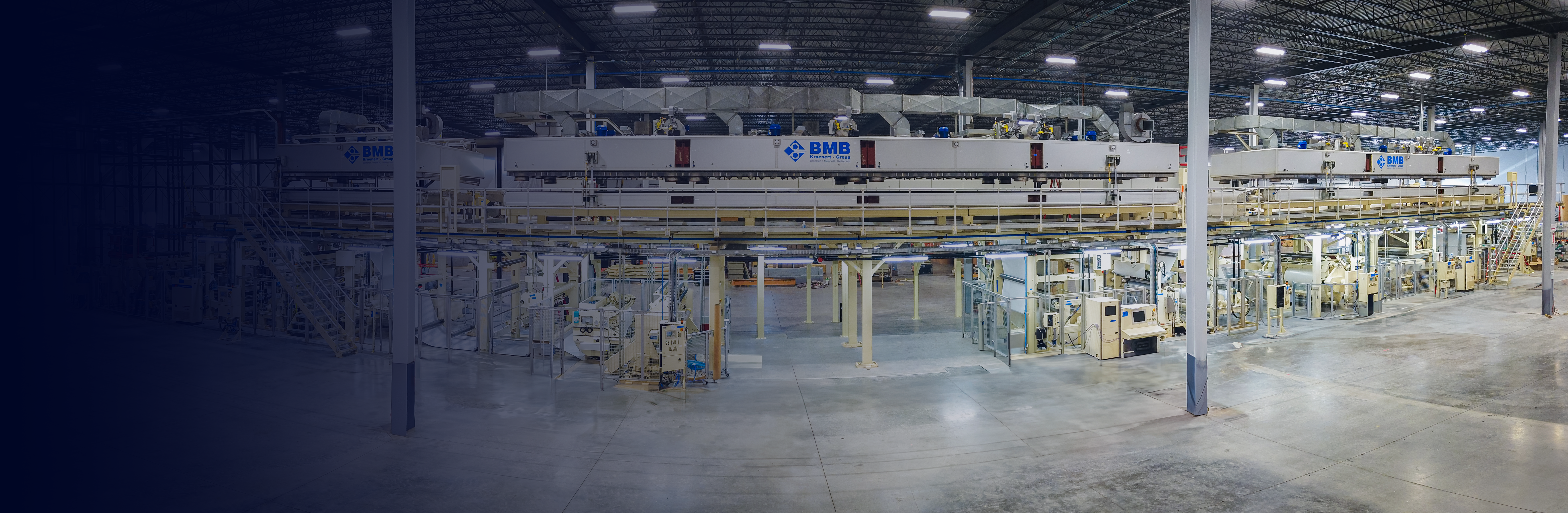 Laminating machine at the Beontag plant